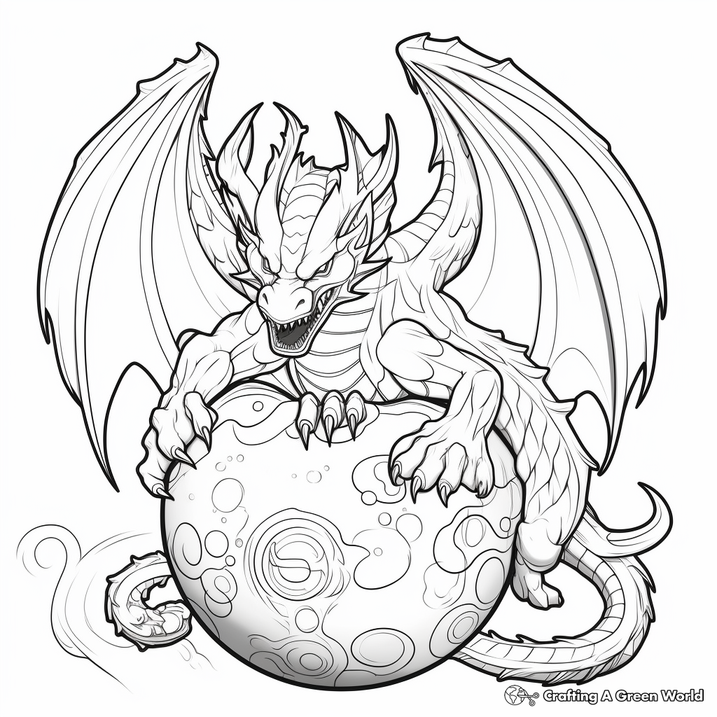 Fireball coloring pages