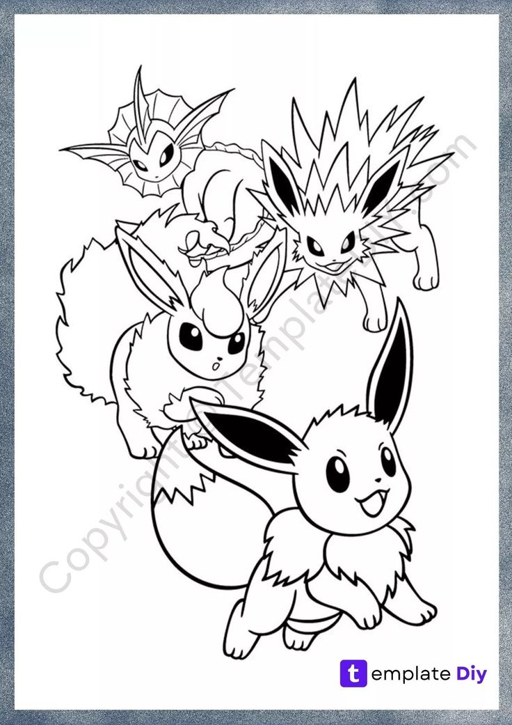 Printable eevee pokemon coloring pages in pdf pokemon coloring pages pokemon coloring coloring pages