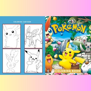 Pokemon coloring pages for kids girls boys teens and adults pdf activity