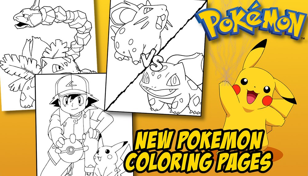 New printable pokãmon coloring pages