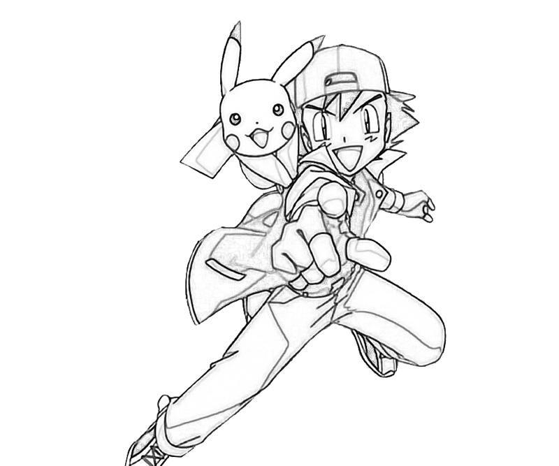 Pokemon ash and pickachu by grayguardian on