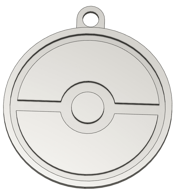 The poke ball ornament