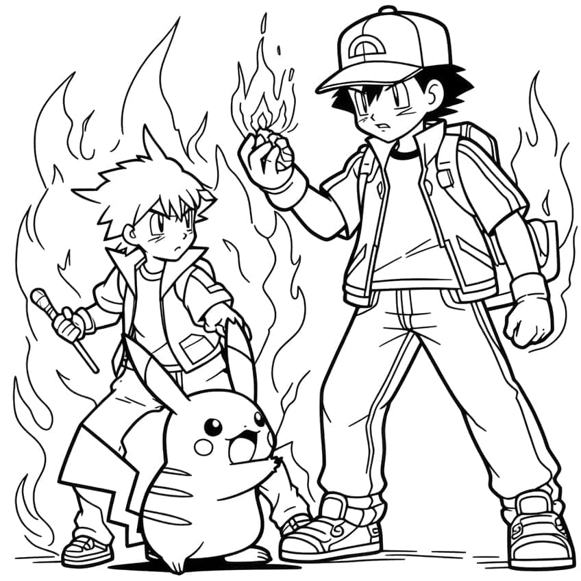 Pokemon coloring pages