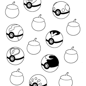 Pokeball coloring pages printable for free download