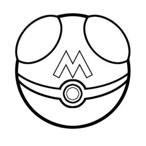 Pokeball coloring pages printable for free download