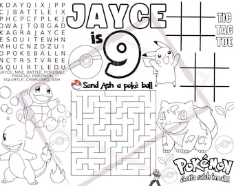 Pokemon coloring and activity book