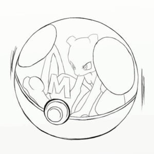 Pokeball coloring pages printable for free download