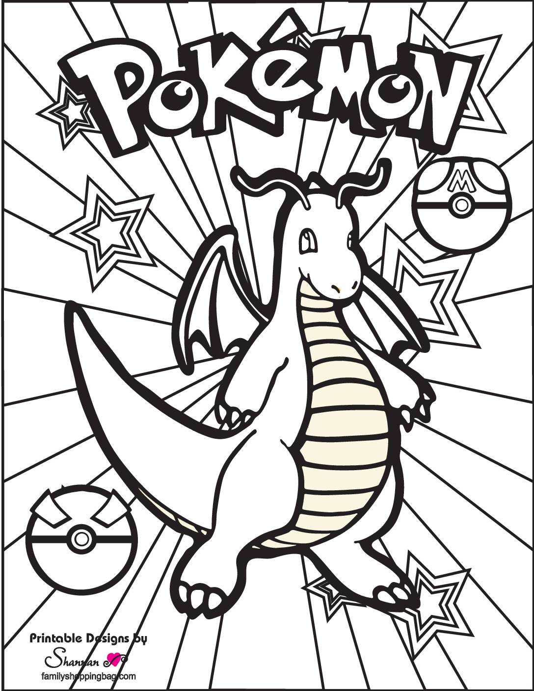 Pokemon coloring page