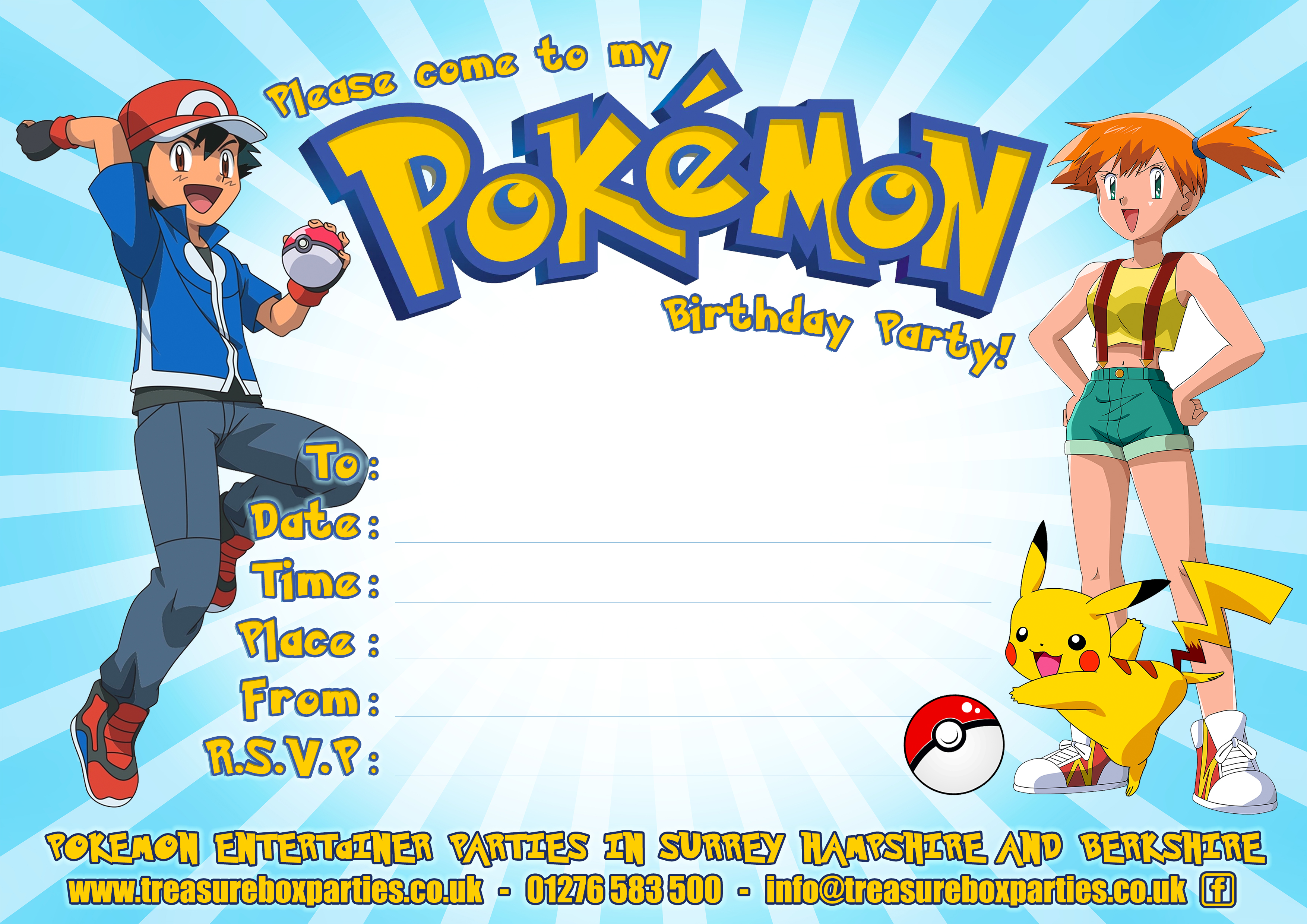 Free pokemon party downloads â printable party invitations louring and activity sheets