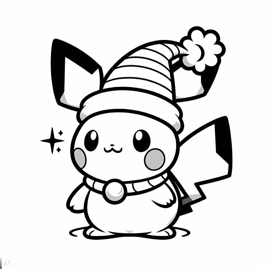 Pokemon pichu coloring page