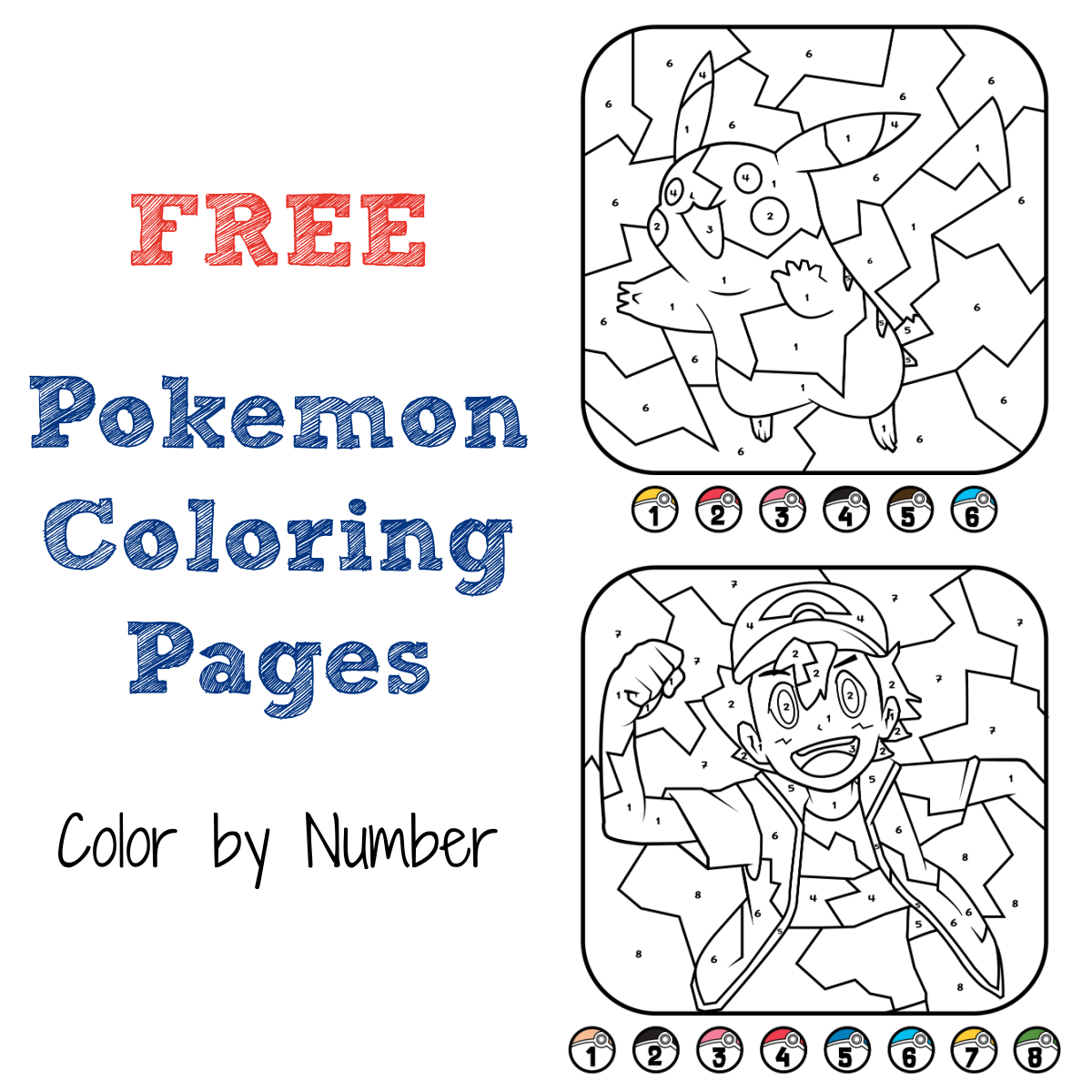 Free printable pokemon coloring pages for kids