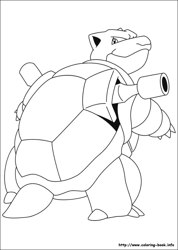 Pokemon coloring picture