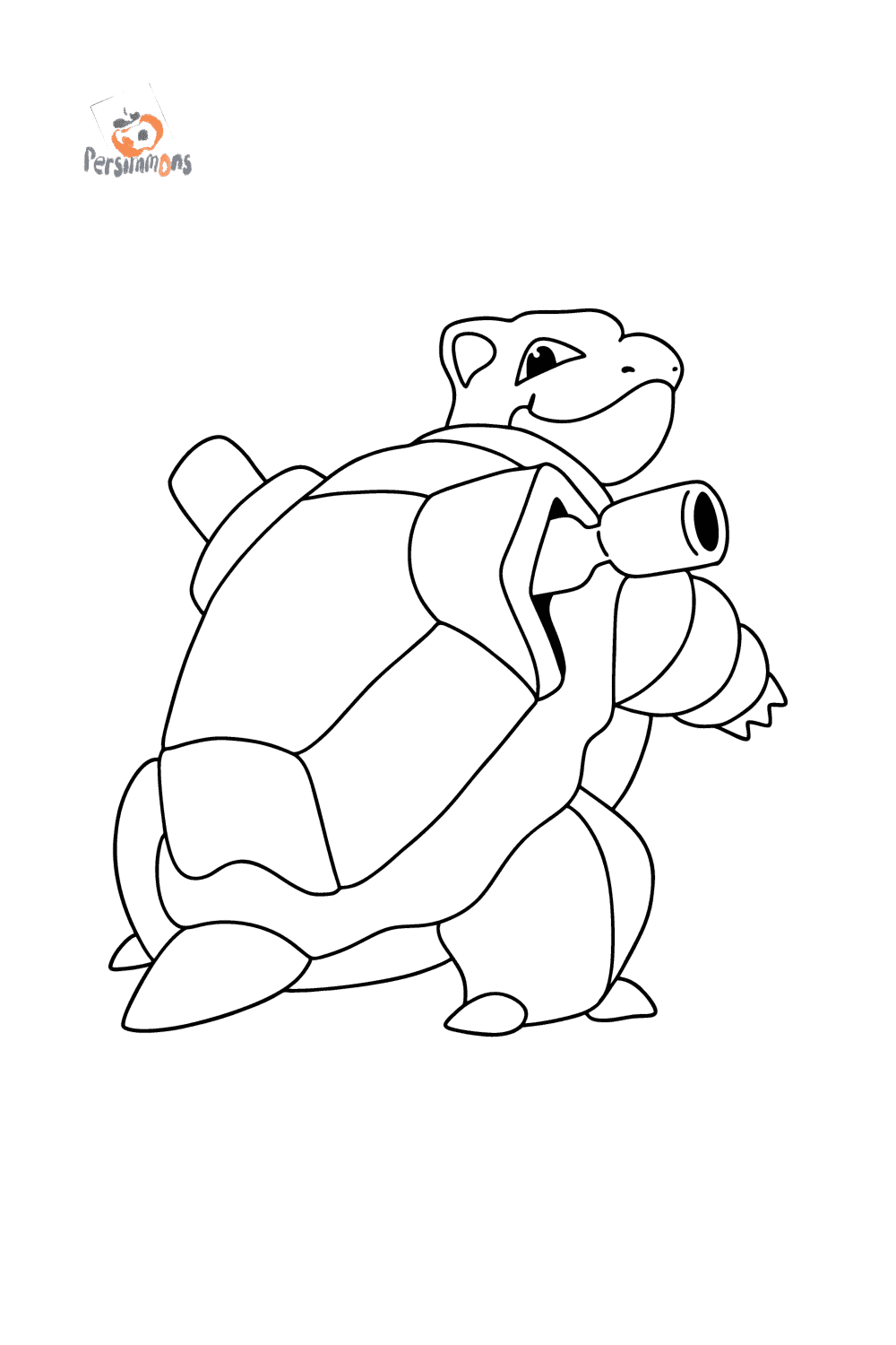 Pokãmon go blastoise coloring page â online and print for free