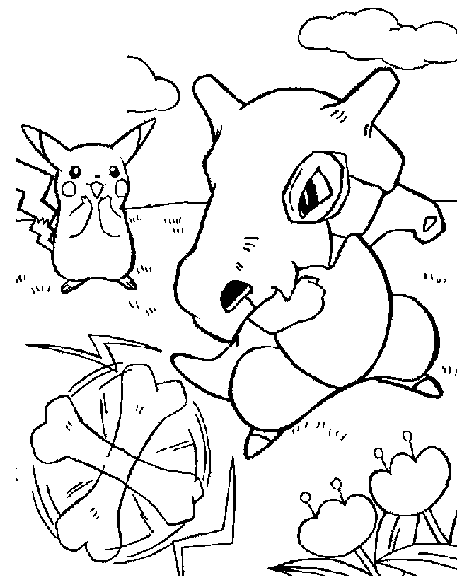 Pokemon coloring book pages