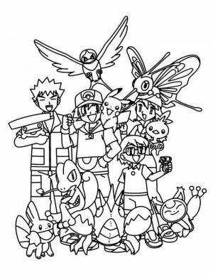 Pokemon coloring pages pdf