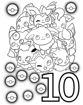 Pokemon coloring pages tpt