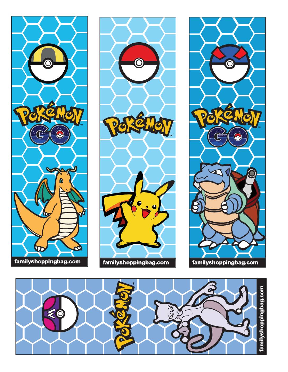 Pokemon bookmarks