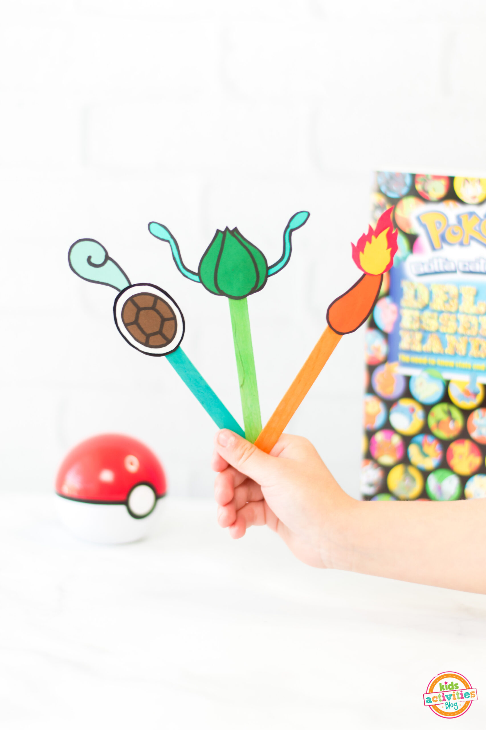 Cute easy pokemon bookmark craft for kids â kids activities blog