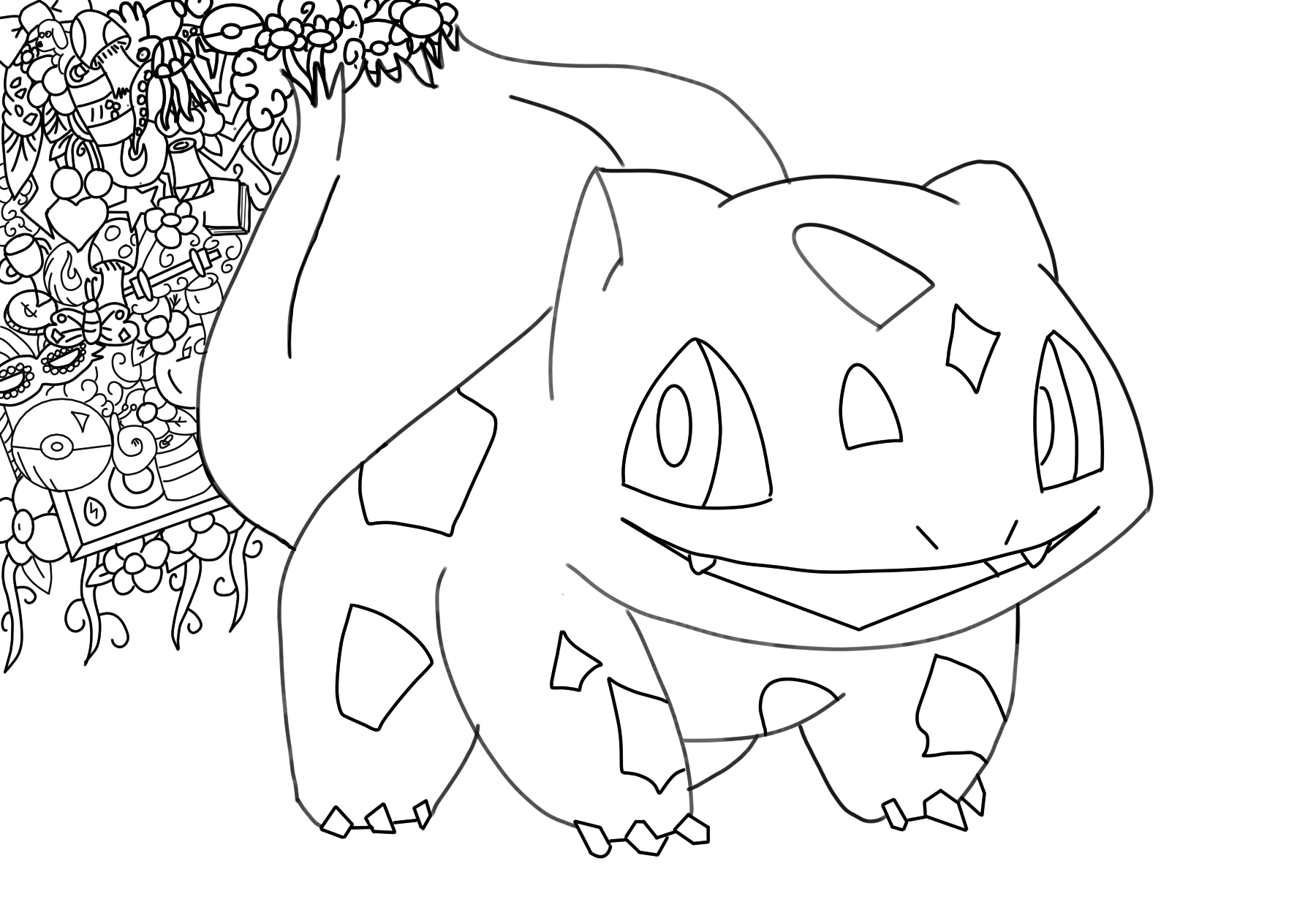 Pokãmon coloring pages