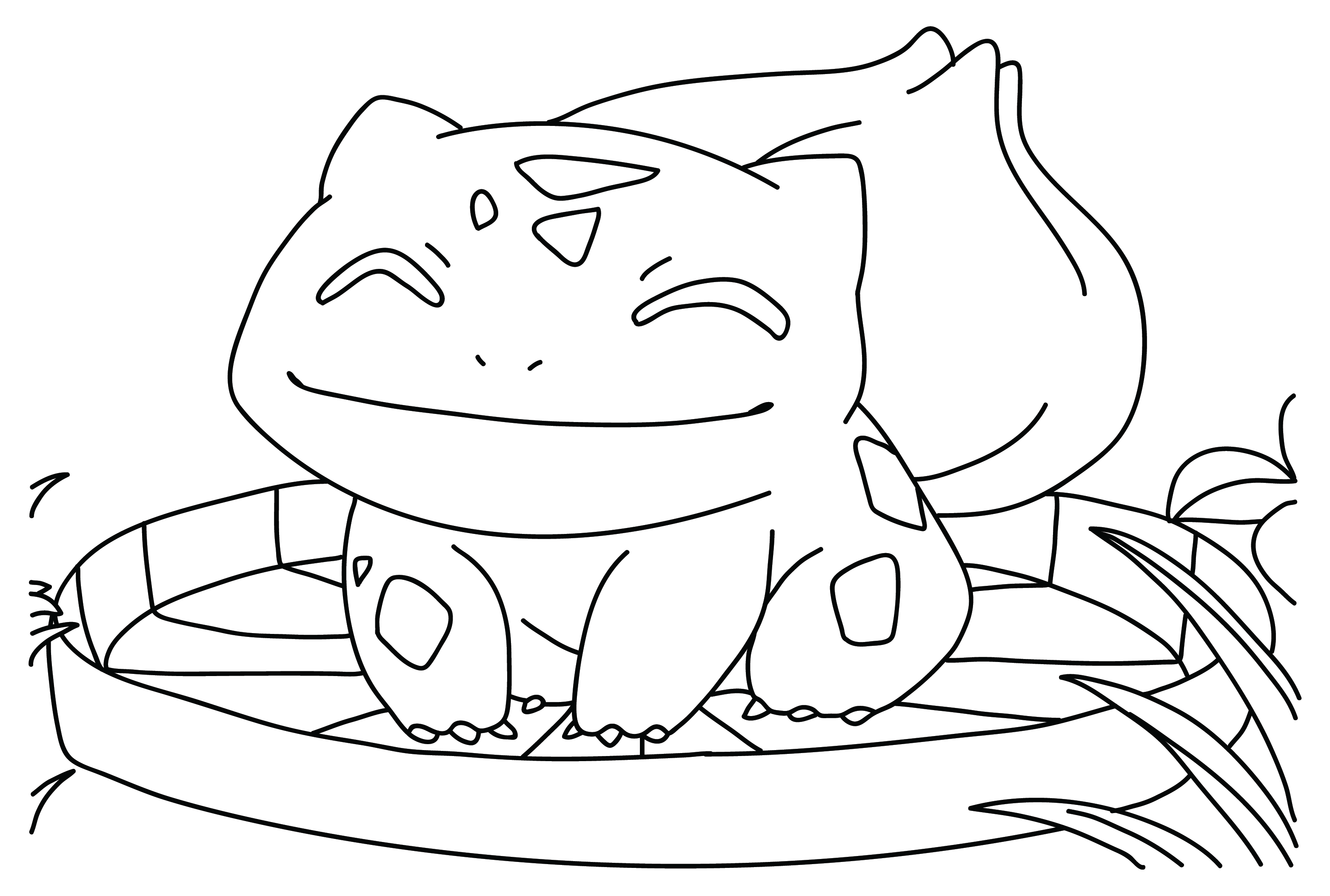 Bulbasaur coloring pages