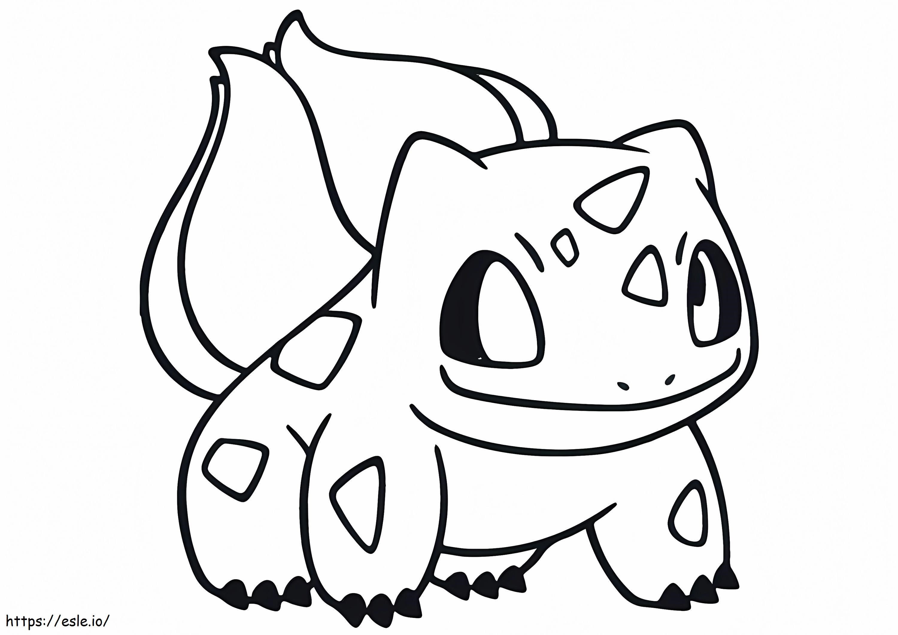 Fushigidane or bulbasaur e coloring page