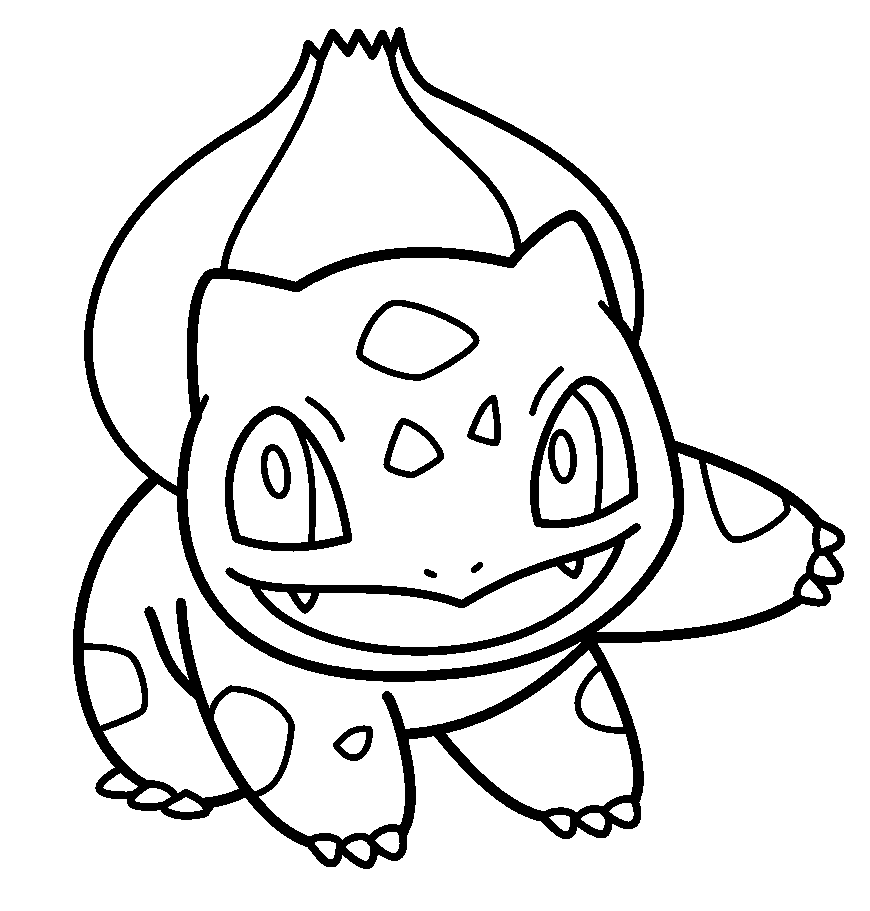 Pokemon bulbasaur coloring page