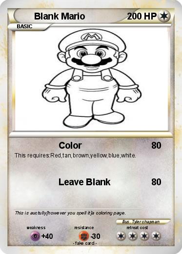 Pokemon blank mario