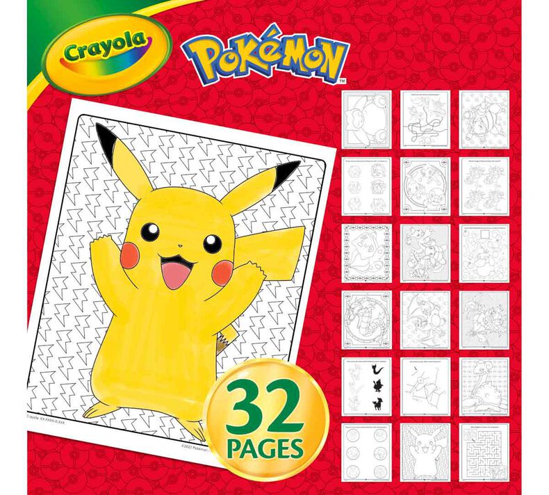 Pokãmon color and sticker activity set