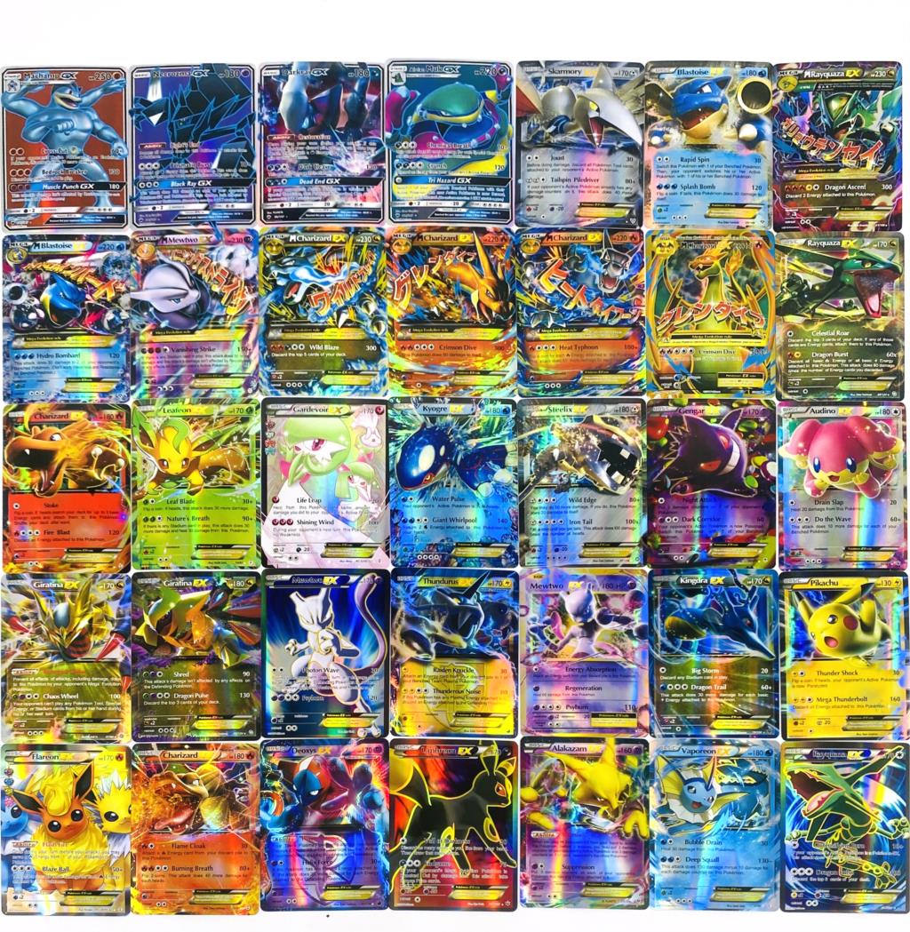 Pcs pokemons toy pokemon card toys gx non repeat shining english cards game battle carte trading children takara tomy cards