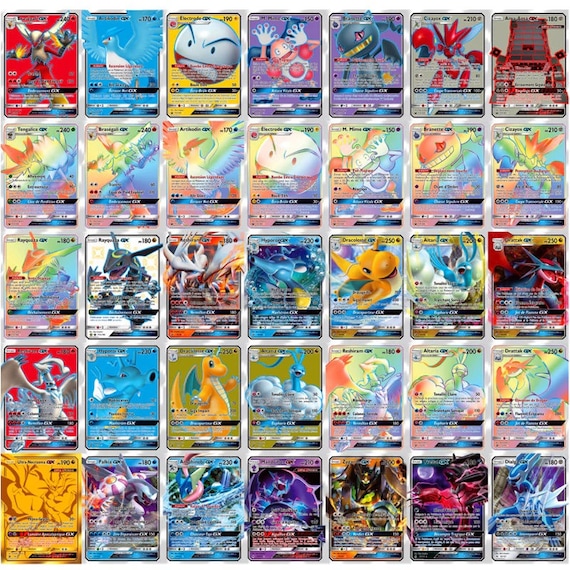 Pokemon card bundle exgxfull artv vmaxhyper rare tcg bonus item collectibles kids gift toy