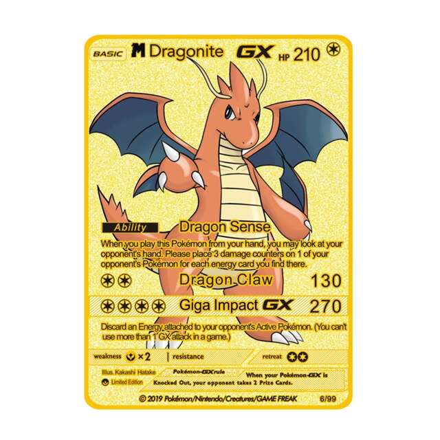 New pokemon cards vmax gx metal card pikachu charizard golden vmax card collection gift kids game collection cards