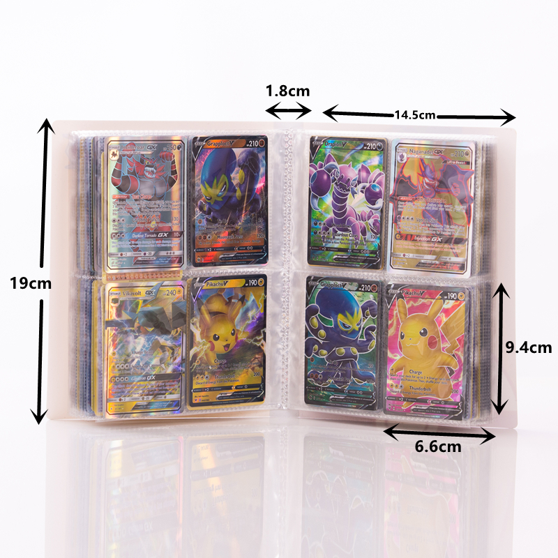 Pcs holder album map toy collections cards coloring binder album book top loaded list toy gift for children