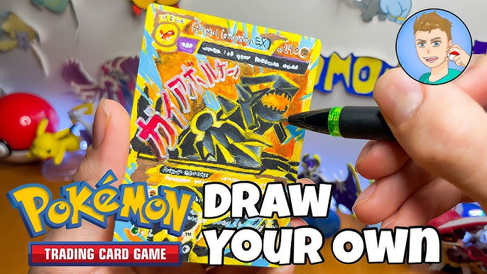 How to draw your own pokãmon cards