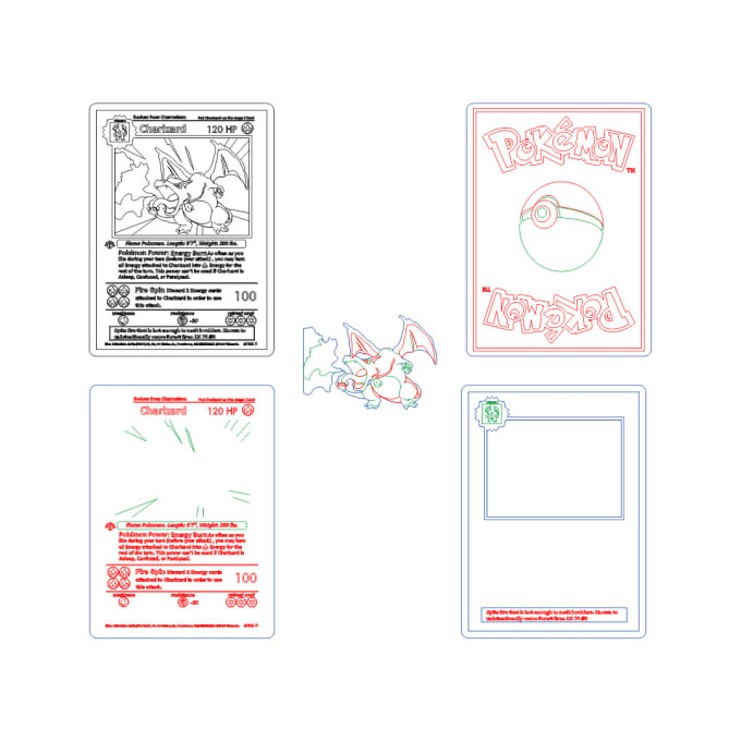 Make you any pokemon card vector for laser mtg yu gi oh by mirzaayyan