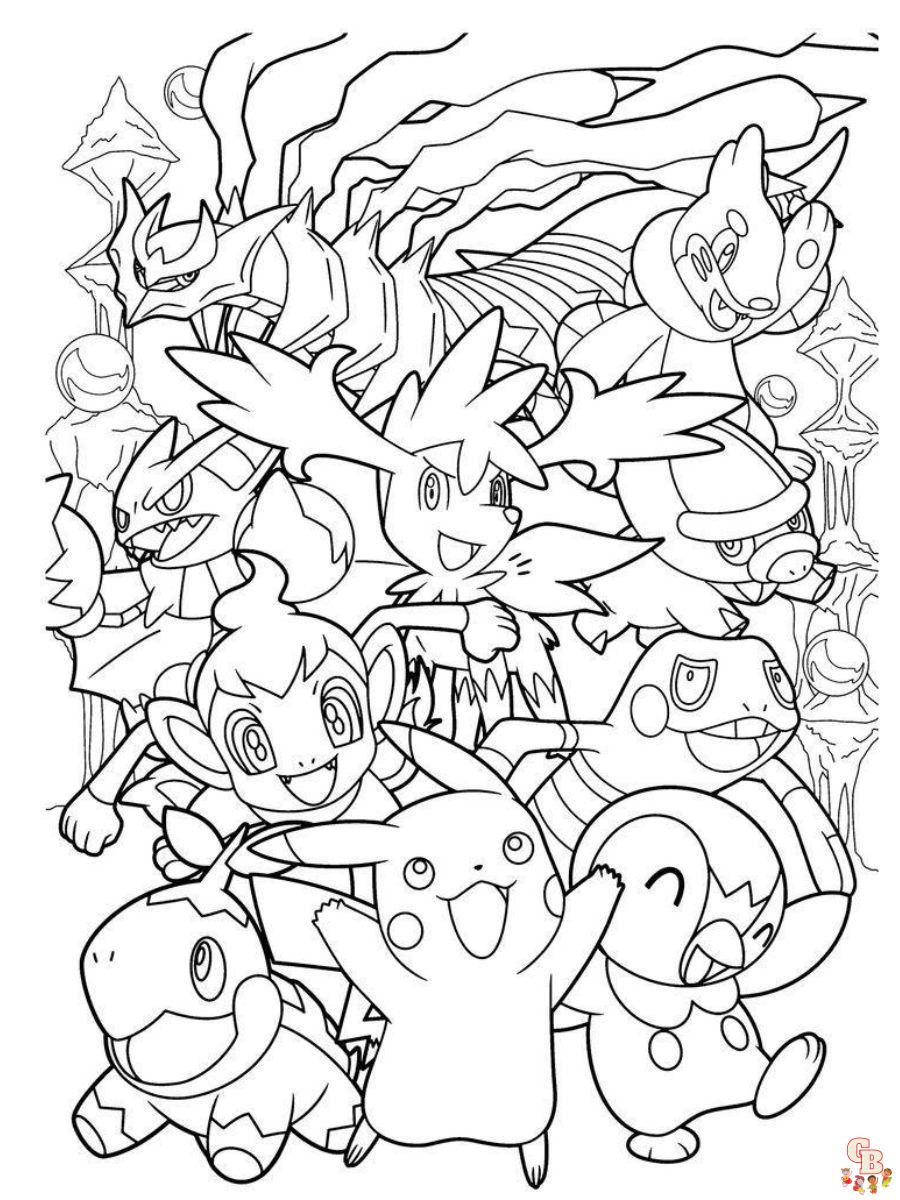 Pokemon coloring pages free printable sheets at