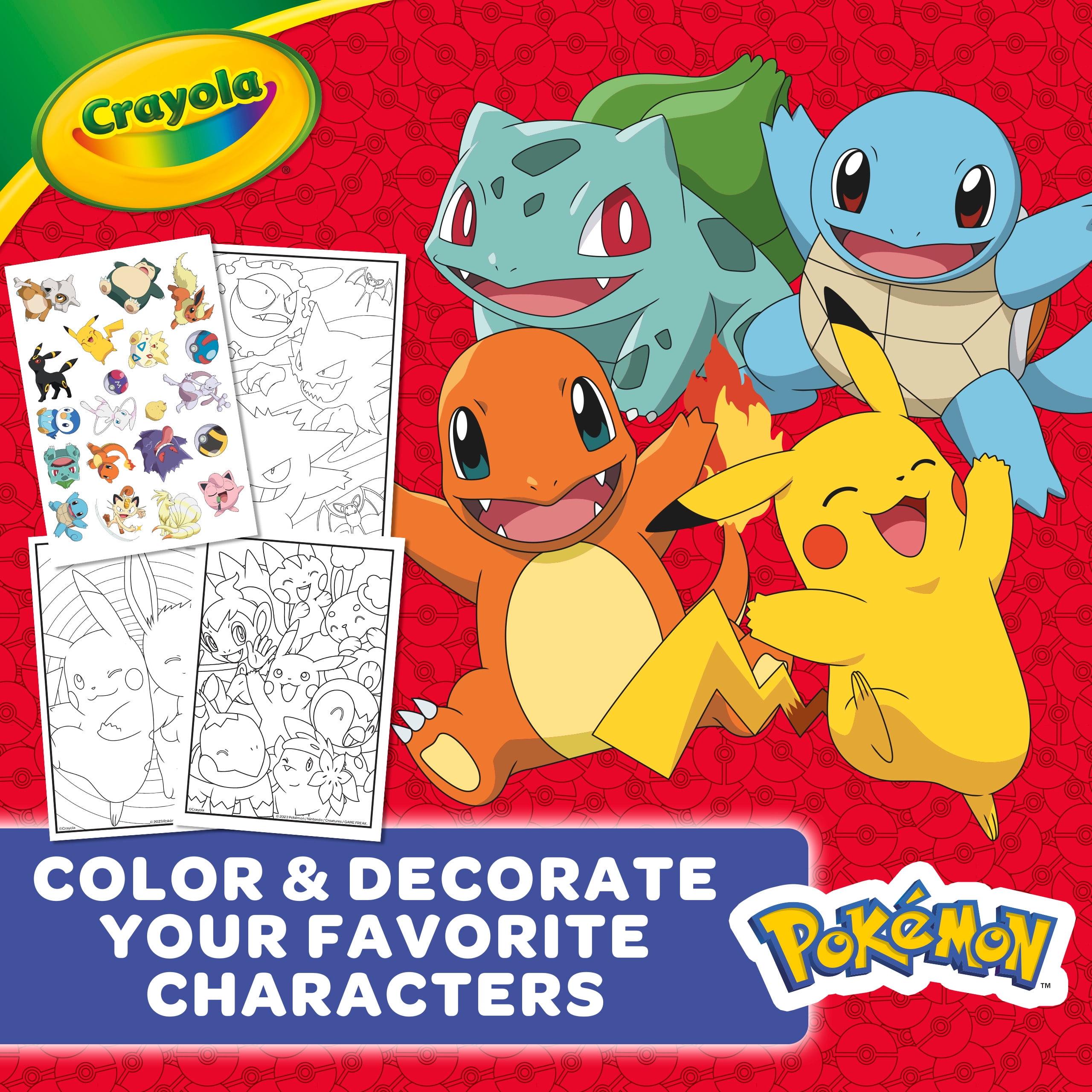 Crayola pokãmon coloring book