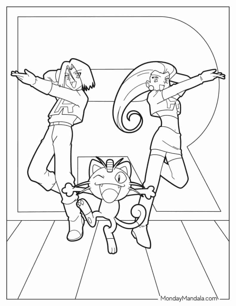 Pokemon coloring pages free pdf printables