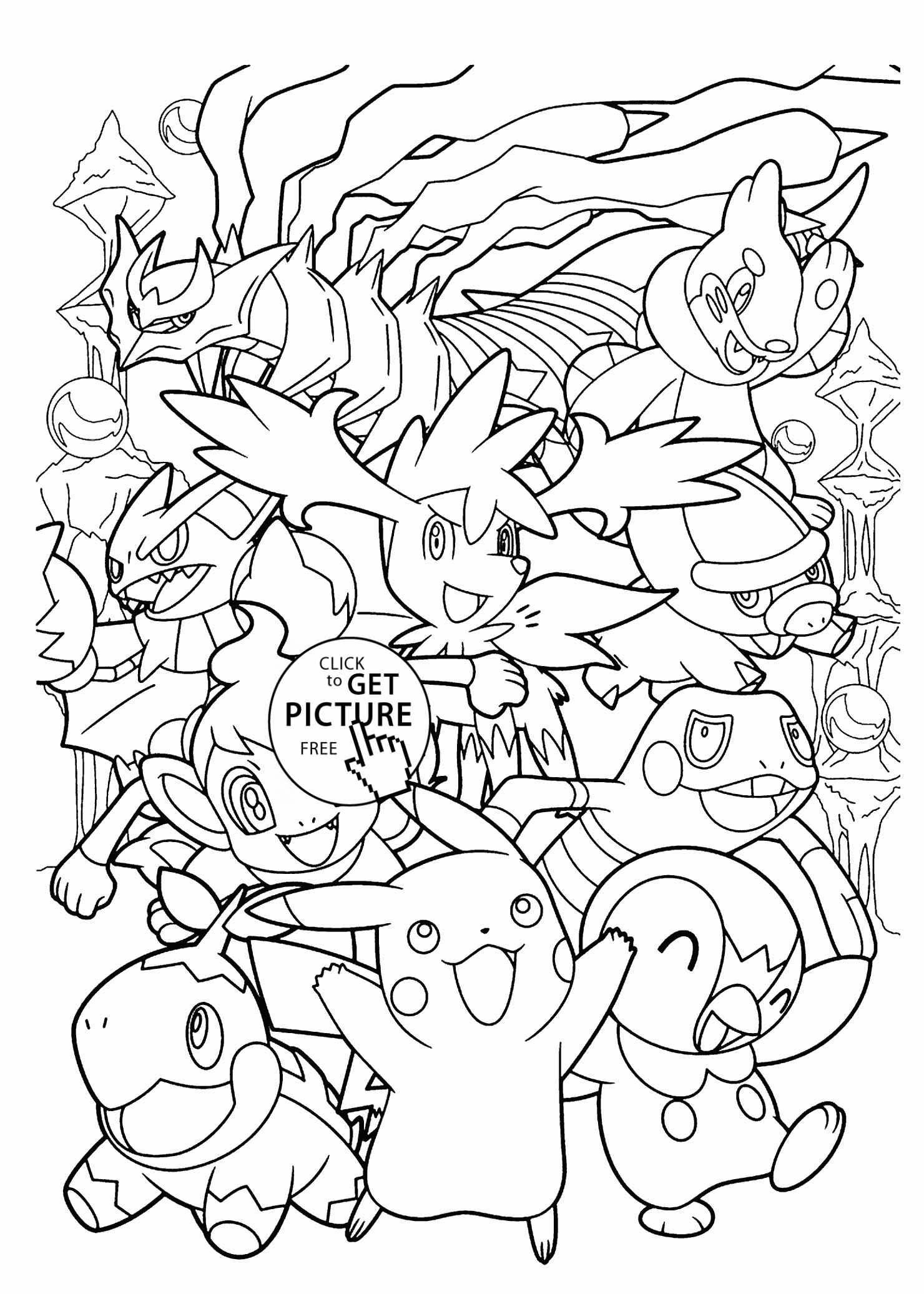 Happy pokemon coloring pages for kids pokemon characters printables free