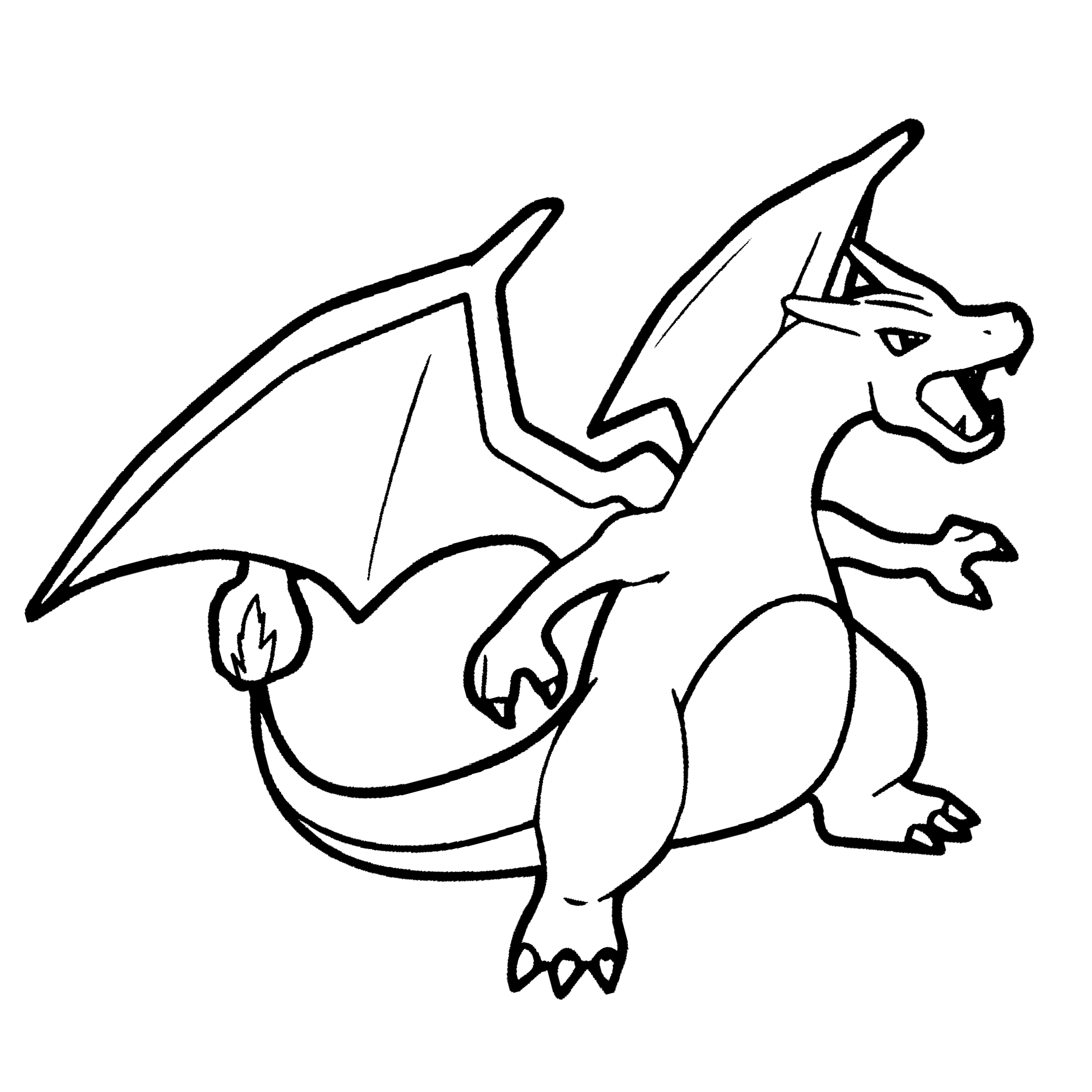 Charizard color pagecharizard pokemon coloring pages