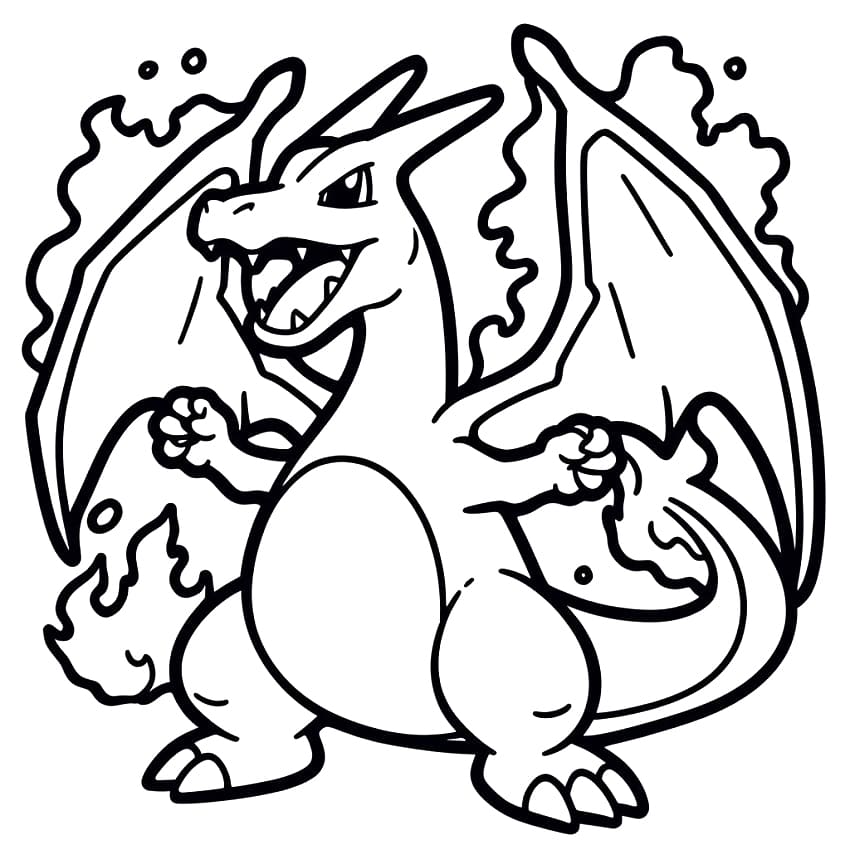 Charizard coloring pages