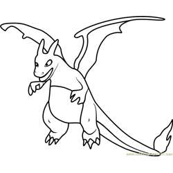 Charizard coloring pages for kids