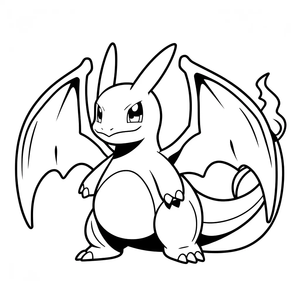 Charizard coloring page