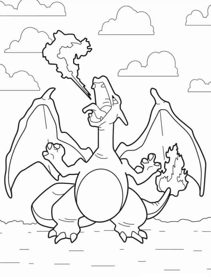 Charizard coloring pages by coloringpageswk on