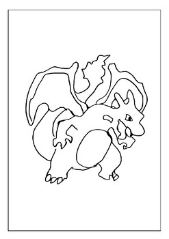 Unleash creativity with printable charizard coloring pages collection for kids