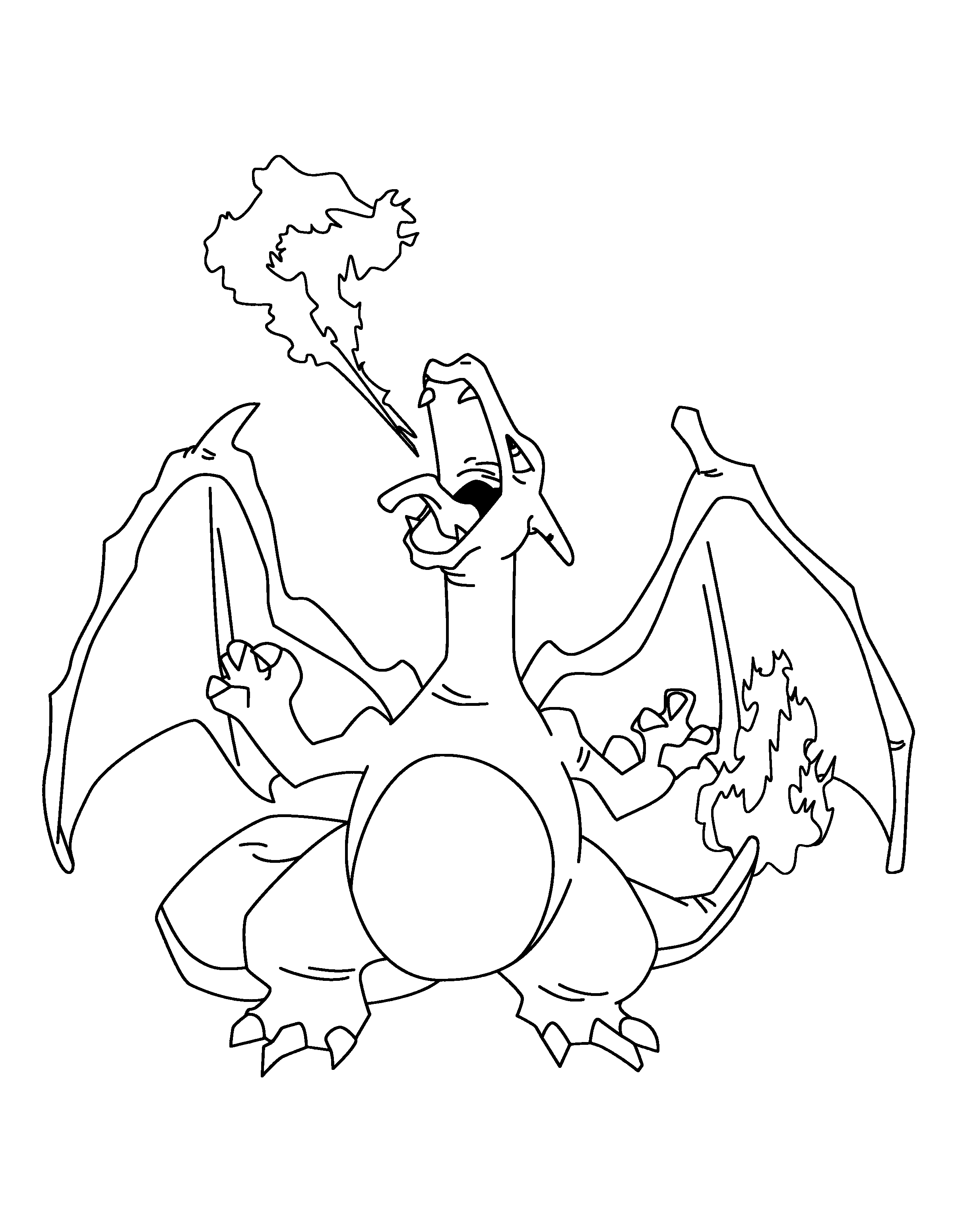 Charizard coloring pages