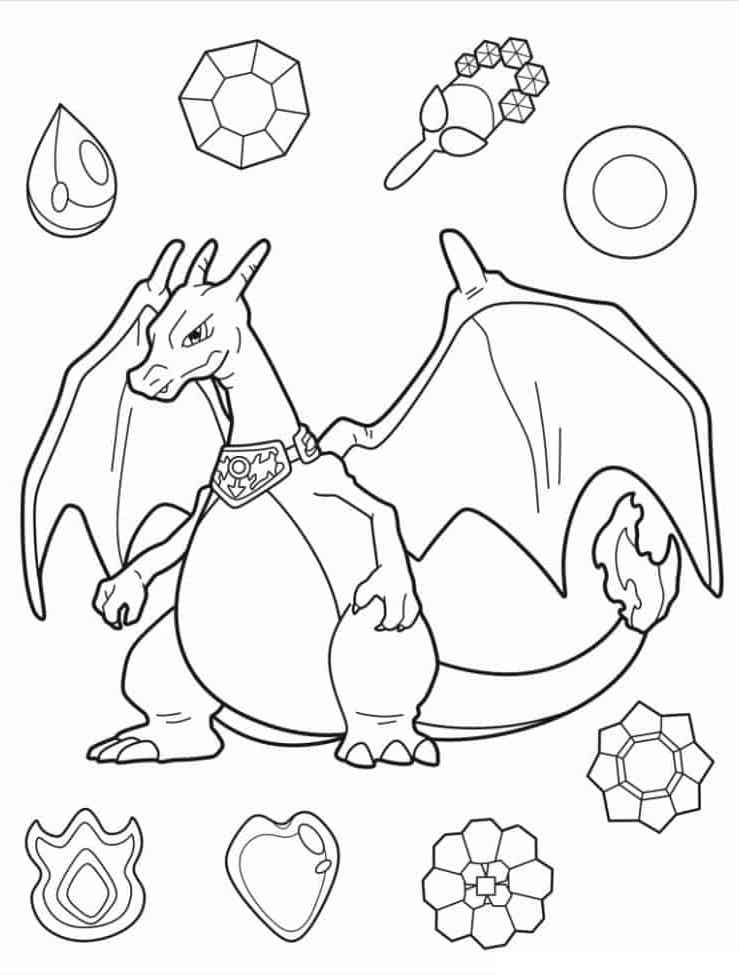 Charizard coloring pages by coloringpageswk on