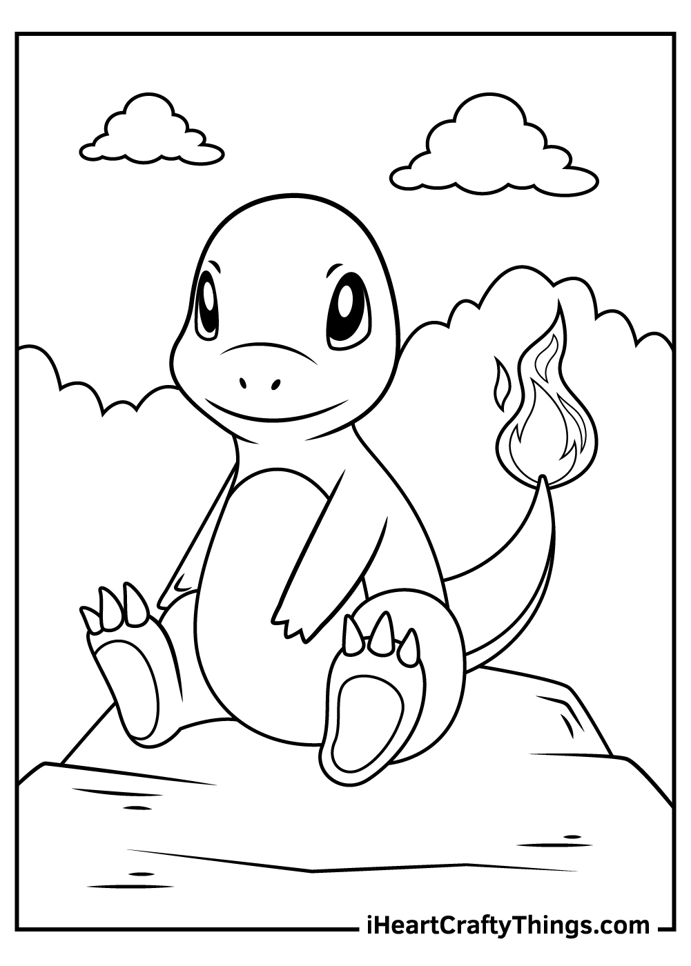 Charmander coloring pages free printables