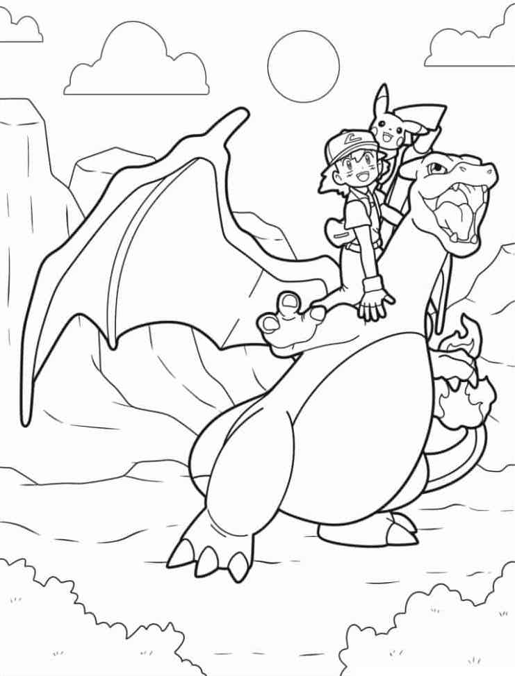 Charizard coloring pages by coloringpageswk on