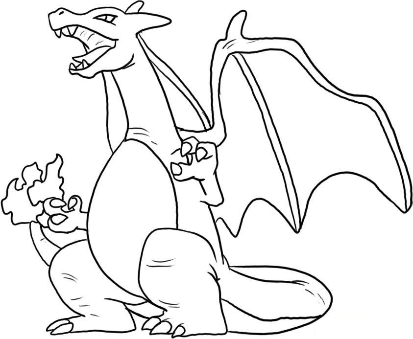 Charizard coloring pages