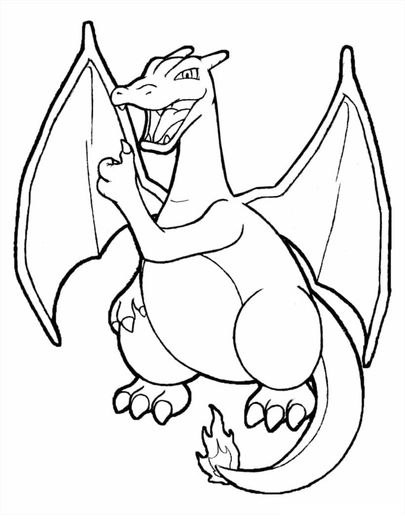 Charizard coloring pages